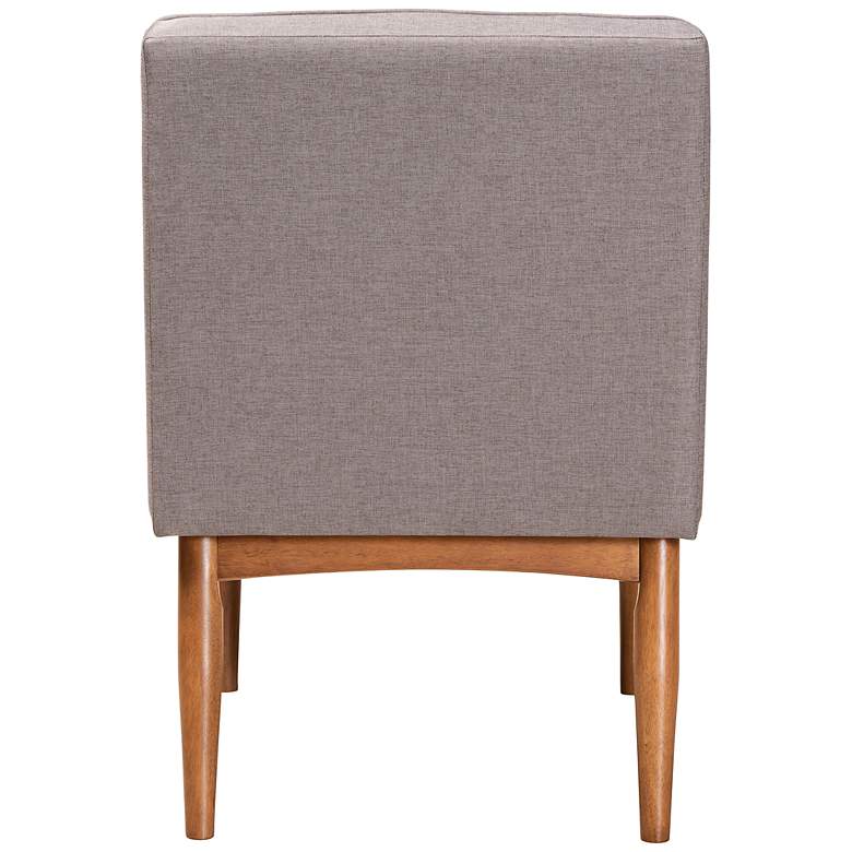 Image 7 Baxton Studio Riordan Tufted Gray Fabric Dining Chair more views