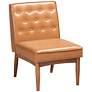 2_Baxton Studio Riordan Tufted Tan Faux Leather Dining Chair