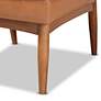 4_Baxton Studio Riordan Tufted Tan Faux Leather Dining Chair more views