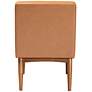 7_Baxton Studio Riordan Tufted Tan Faux Leather Dining Chair more views