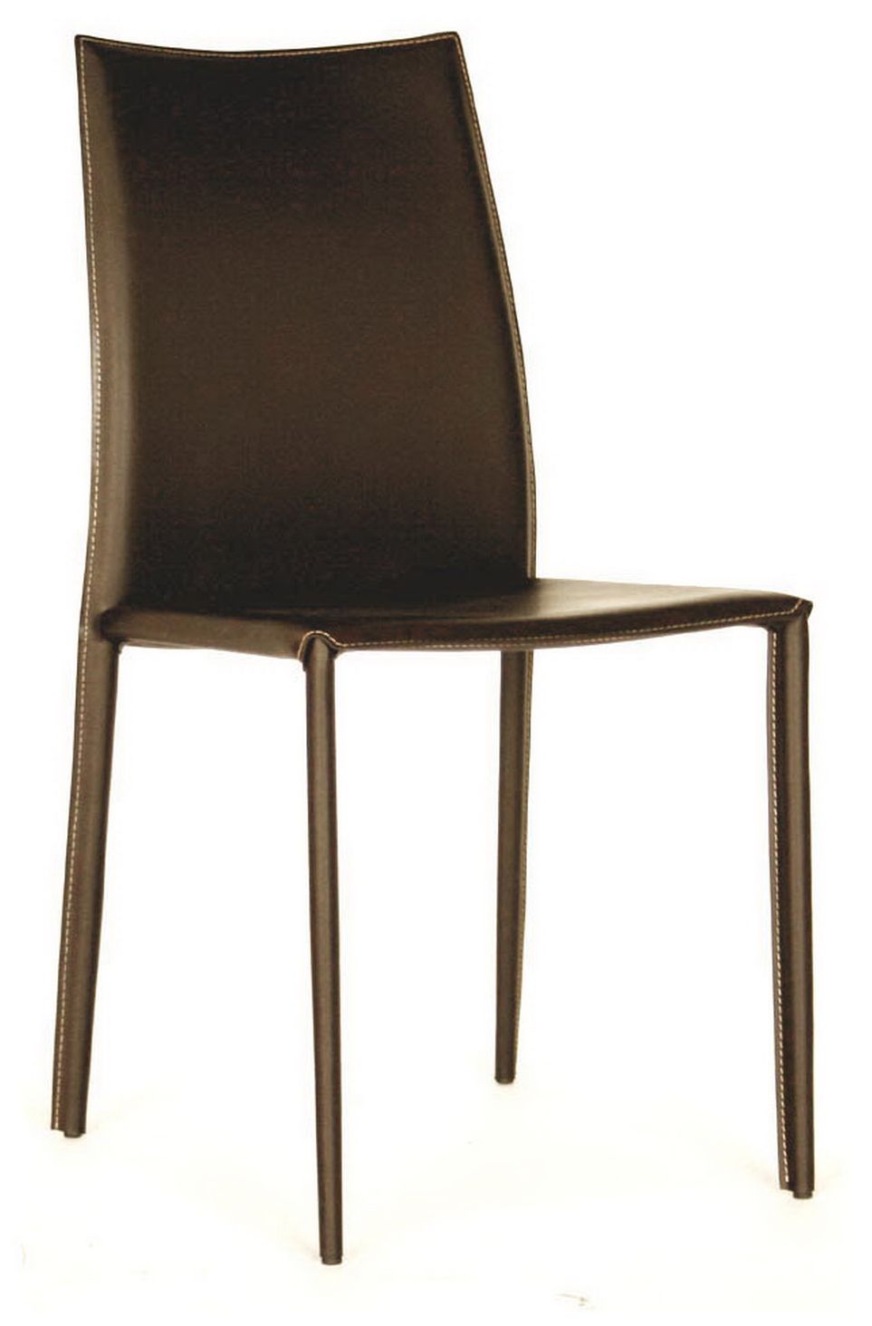 Image 2 Baxton Studio Rockford Taupe Bonded Leather Dining Chair Set of 2 more views