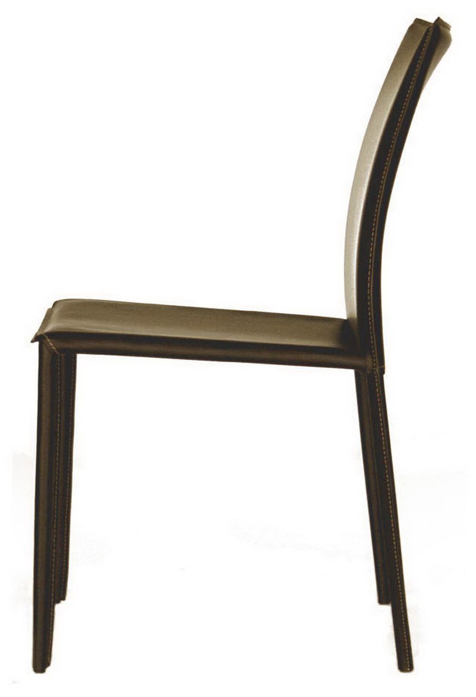 Image 3 Baxton Studio Rockford Taupe Bonded Leather Dining Chair Set of 2 more views