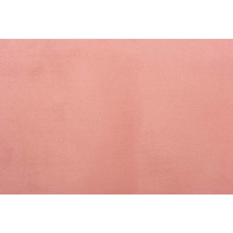Image 4 Baxton Studio Rockwell Blush Pink Velvet Storage Bench more views