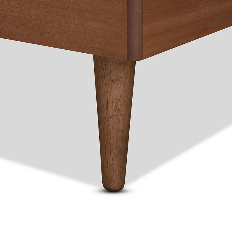 Image 3 Baxton Studio Ryo Walnut Brown Twin Size Platform Bed more views