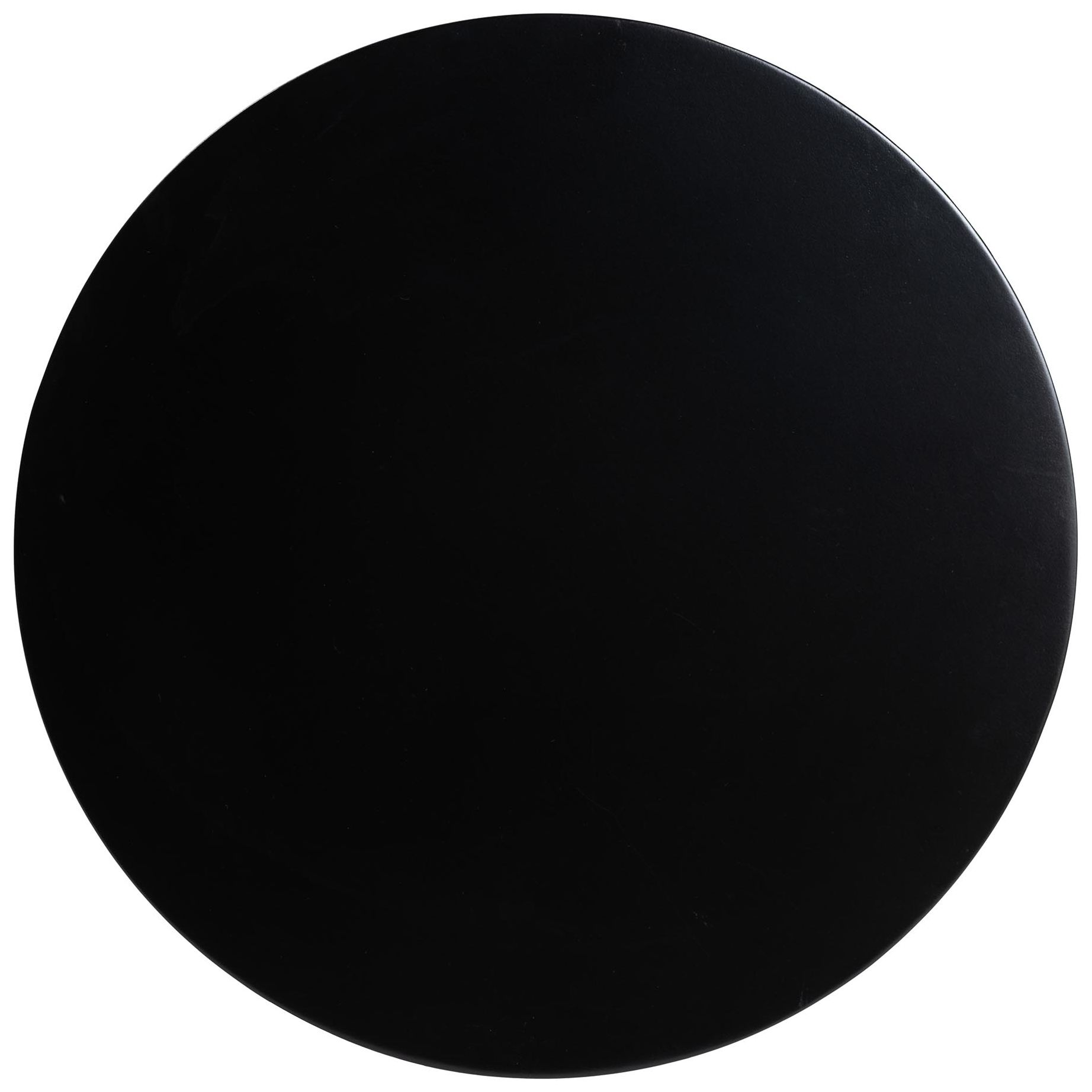 Image 6 Baxton Studio Sally Round Nightstand - Side Table with Open Shelf, Black more views