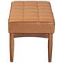 5_Baxton Studio Sanford Tan Faux Leather Tufted Dining Bench more views
