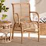 Thumbnail1 of Baxton Studio Seminyak Natural Brown Rattan Lounge Chair