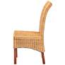 Baxton Studio Shamara Natural Brown Rattan Dining Chair