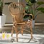 Baxton Studio Sheraton Natural Rattan Armchair