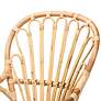 Baxton Studio Sheraton Natural Rattan Armchair