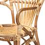 Baxton Studio Sheraton Natural Rattan Armchair