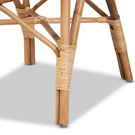 Image5 of Baxton Studio Sheraton Natural Rattan Armchair more views