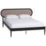2_Baxton Studio Shirin Beige Fabric and Black Wood Queen Platform Bed