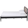 4_Baxton Studio Shirin Beige Fabric and Black Wood Queen Platform Bed more views