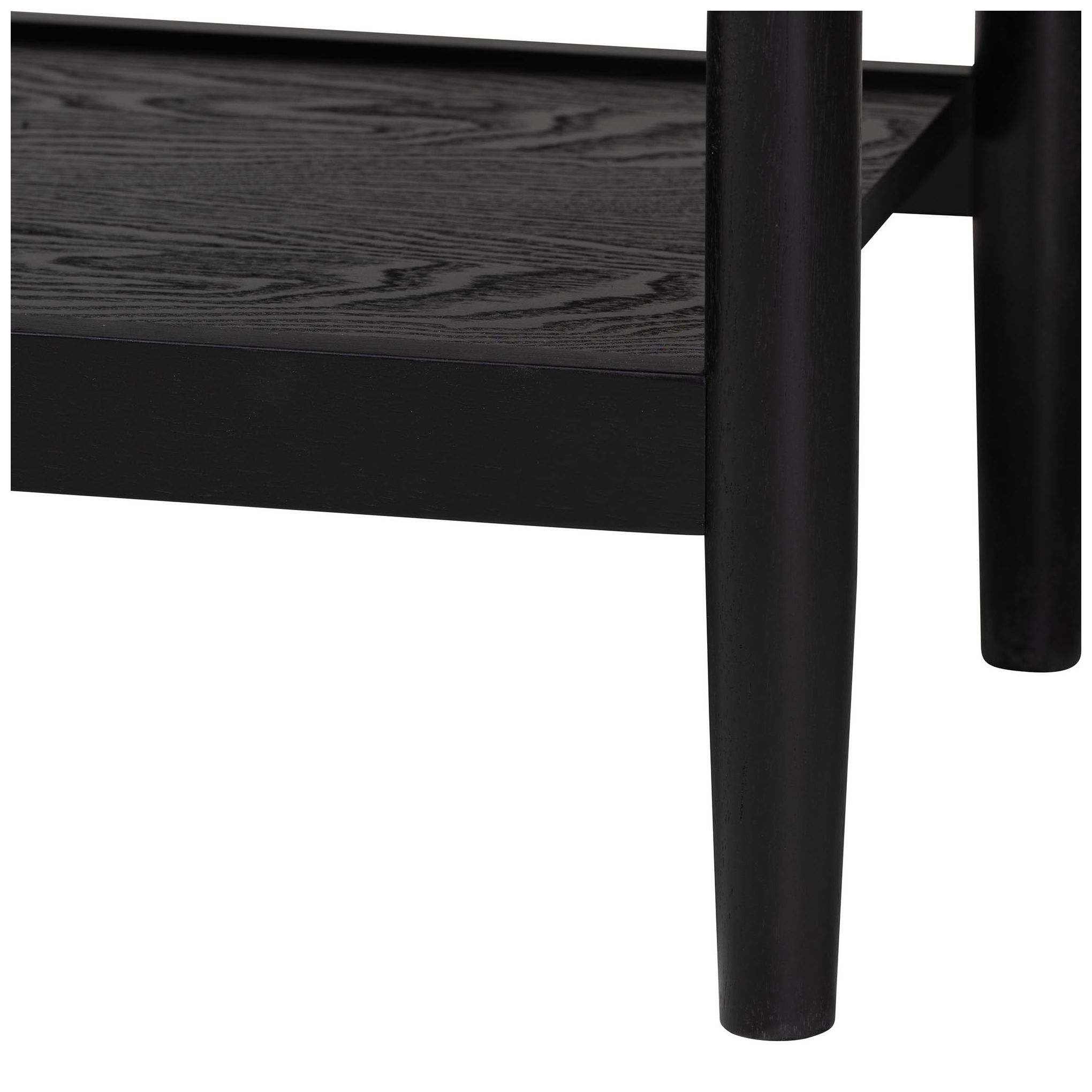 Image 7 Baxton Studio Shirin Mid-Century Beige Fabric and Black Wood 3-Drawer Chest more views