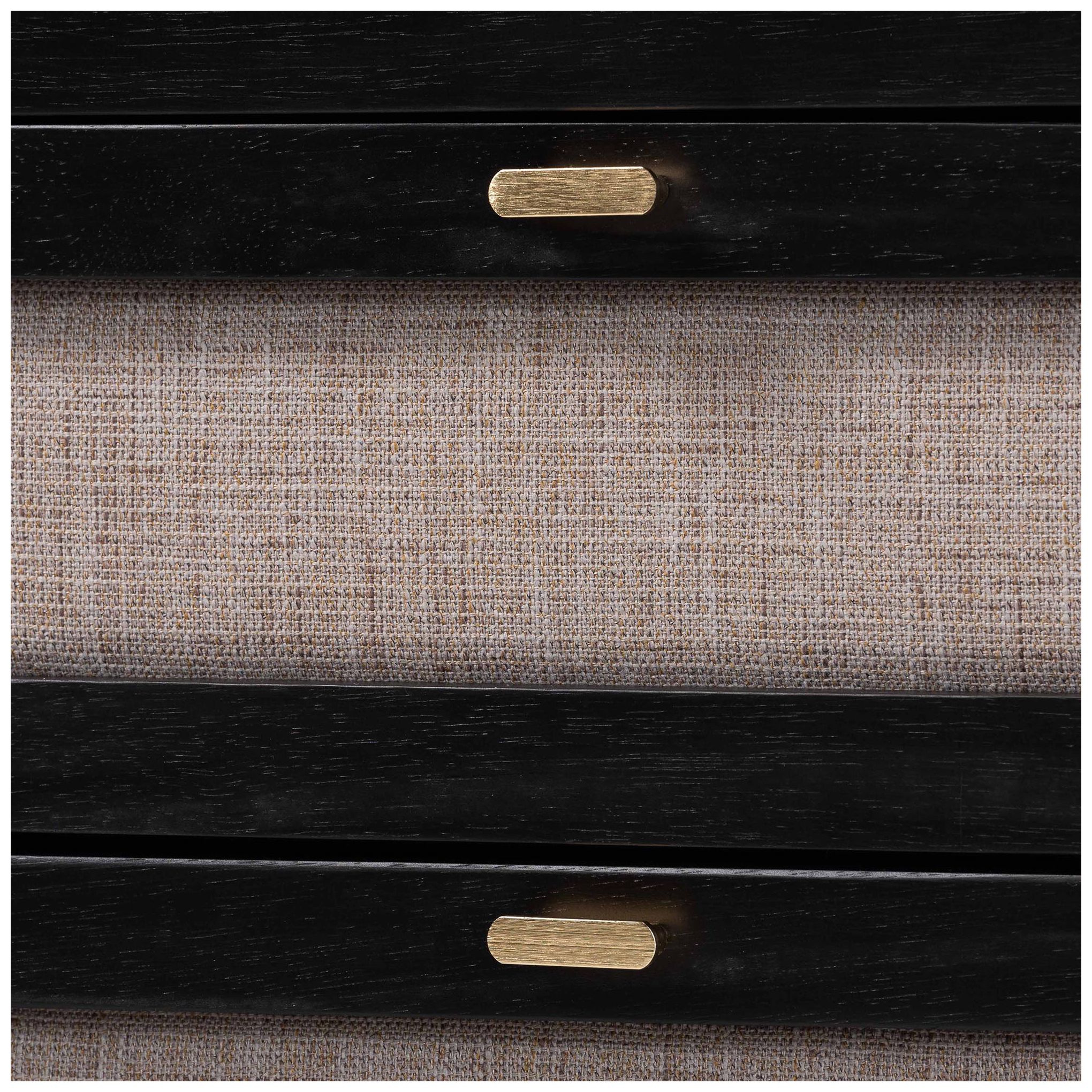 Image 6 Baxton Studio Shirin Mid-Century Beige Fabric and Wood 6-Drawer Dresser more views