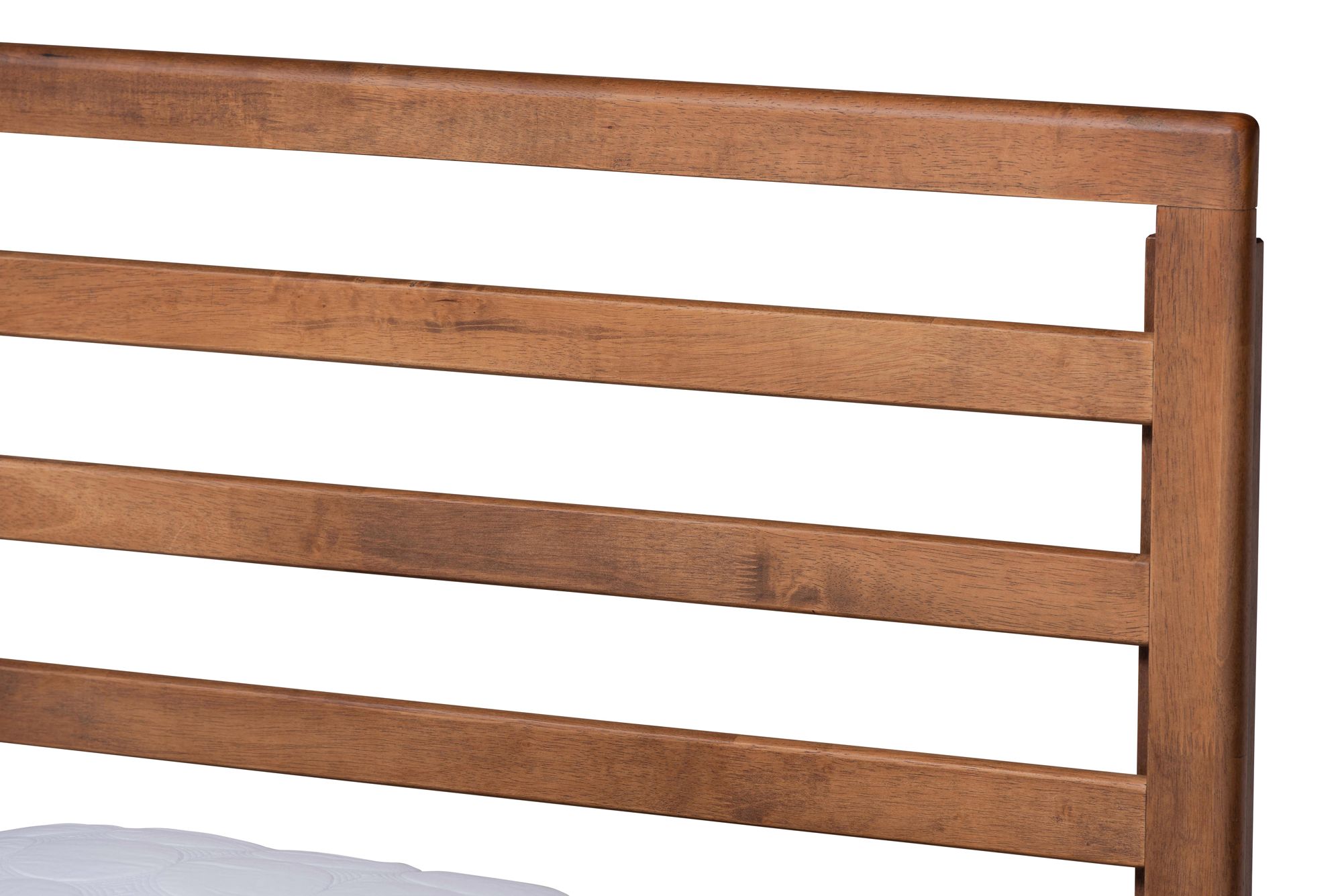 Image 4 Baxton Studio Shiro Ash Walnut Wood Twin Platform Bed more views