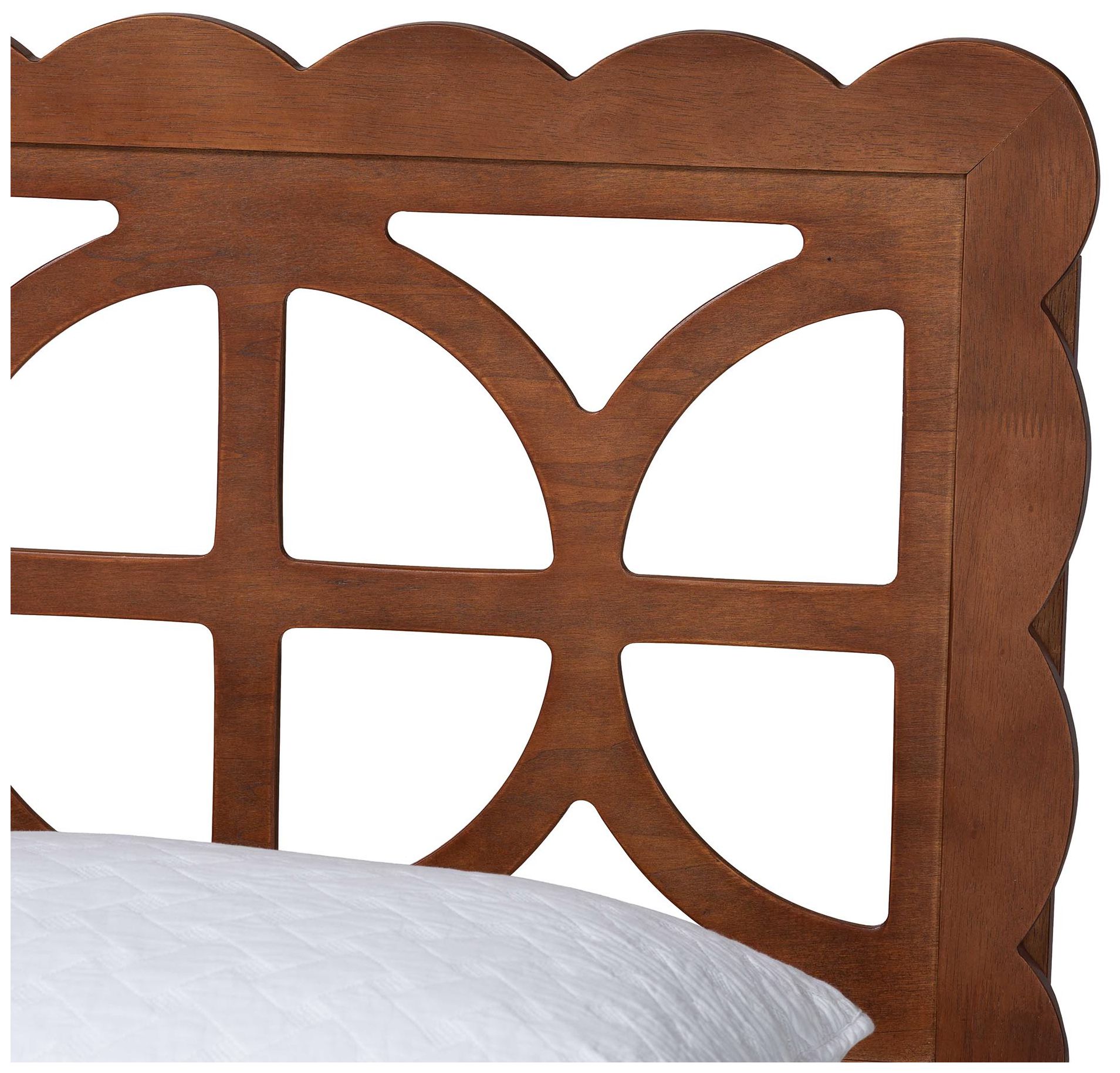 Image 5 Baxton Studio Shukura Platform Bed - Mid-Century Modern Bed, Queen more views