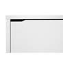 3_Baxton Studio Simms 31" Wide White 3-Door Shoe Cabinet more views