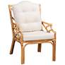 Thumbnail2 of Baxton Studio Sonia Natural Rattan Accent Armchair
