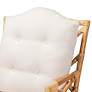 Thumbnail3 of Baxton Studio Sonia Natural Rattan Accent Armchair more views