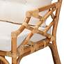Thumbnail4 of Baxton Studio Sonia Natural Rattan Accent Armchair more views