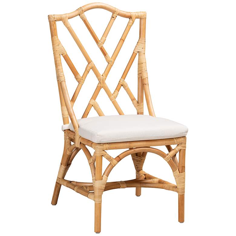 Image 2 Baxton Studio Sonia Natural Rattan Dining Chair