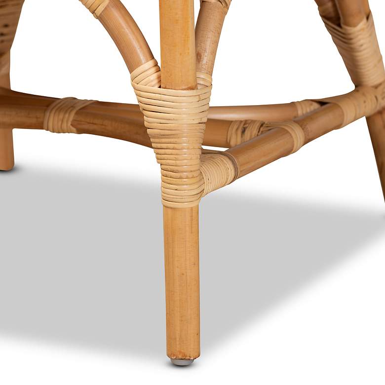 Image 4 Baxton Studio Sonia Natural Rattan Dining Chair more views