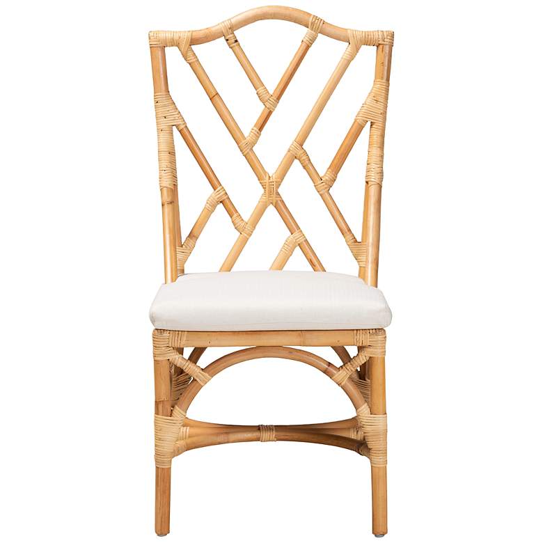 Image 5 Baxton Studio Sonia Natural Rattan Dining Chair more views