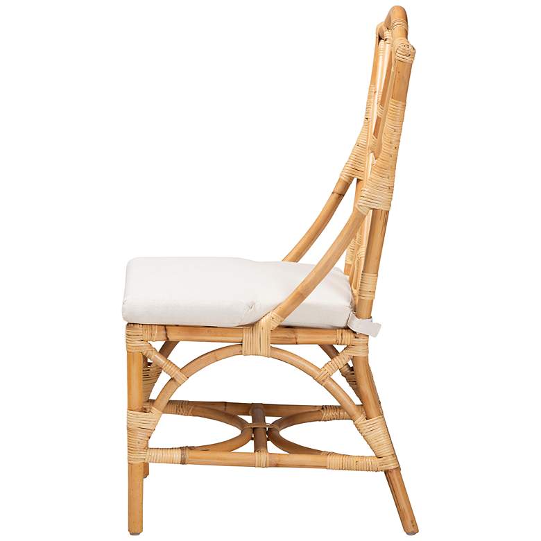 Image 6 Baxton Studio Sonia Natural Rattan Dining Chair more views