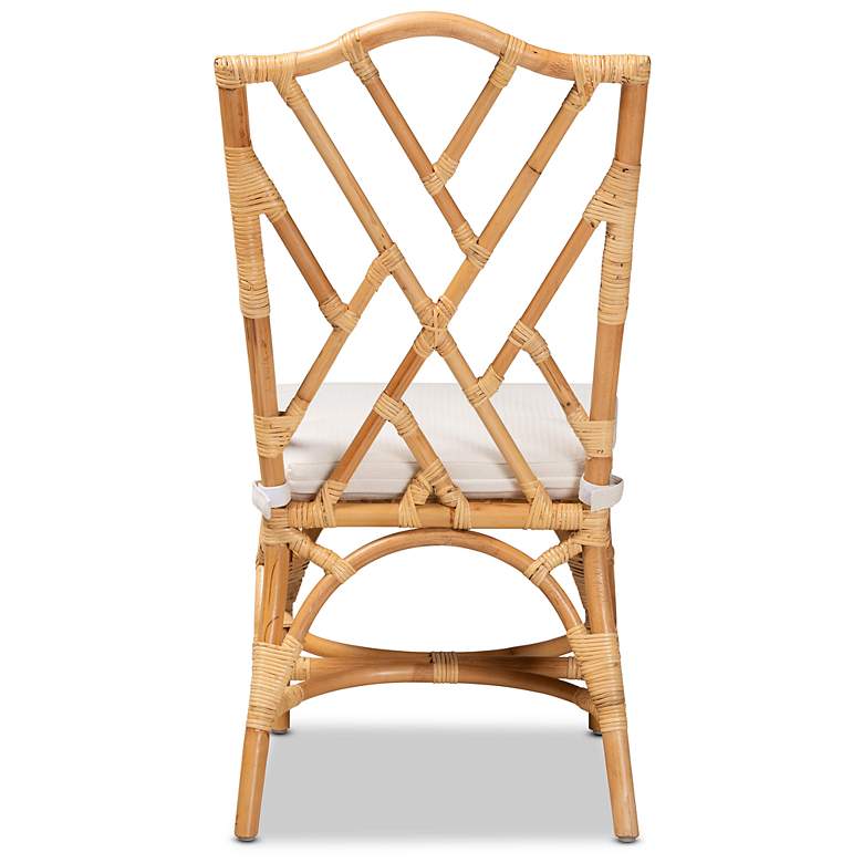 Image 7 Baxton Studio Sonia Natural Rattan Dining Chair more views