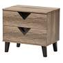 2_Baxton Studio Swanson Light Brown Wood 2-Drawer Nightstand