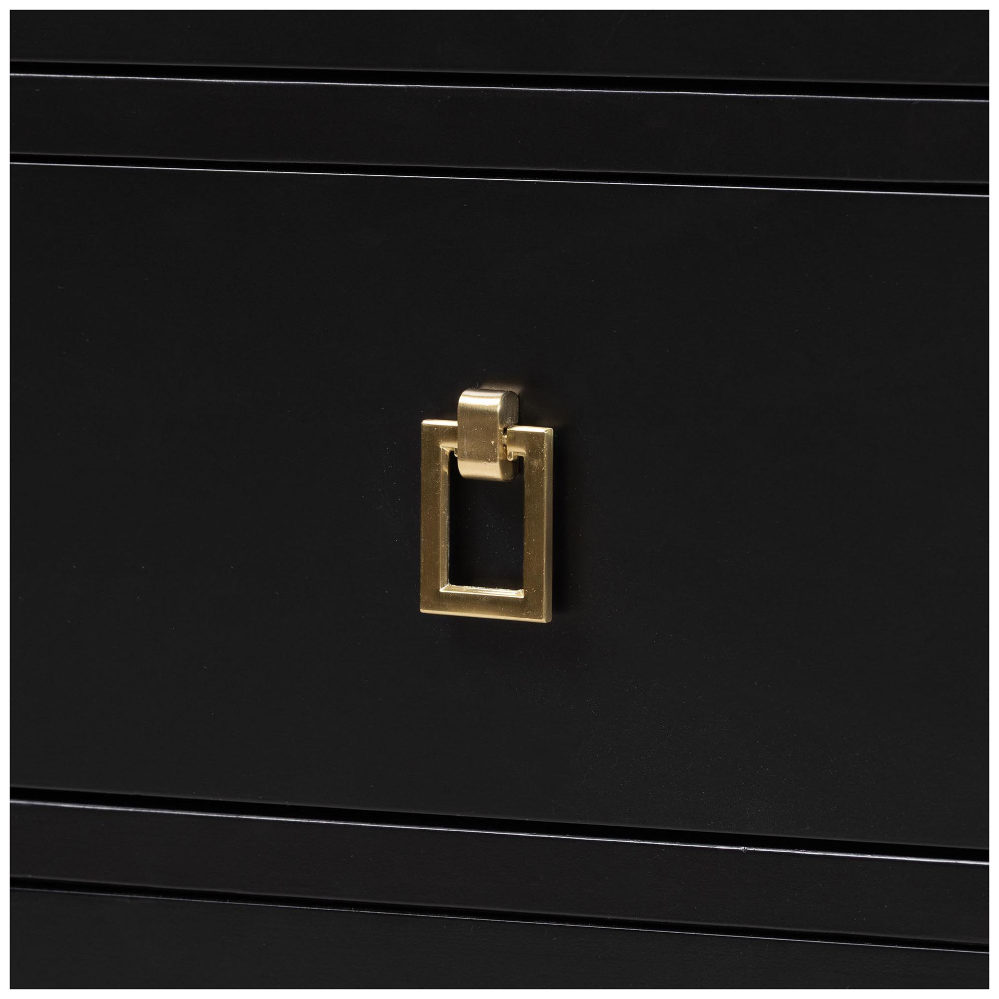 Image 6 Baxton Studio Tamra Black Wood Dresser with Drawers, 6-Drawer more views