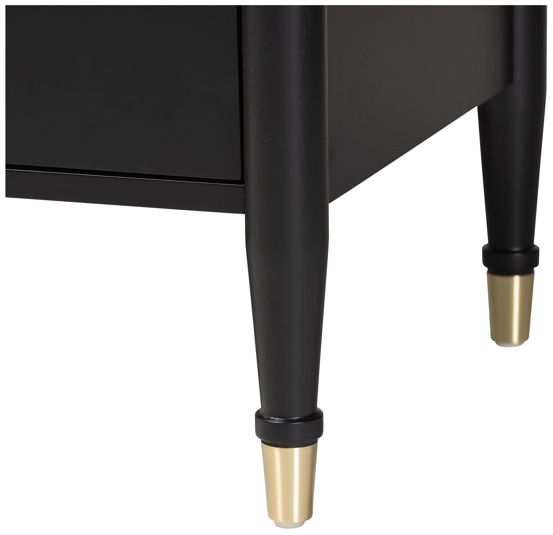 Image 7 Baxton Studio Tamra Black Wood Dresser with Drawers, 6-Drawer more views