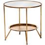 2_Baxton Studio Tamsin 22" Wide Antique Gold Mirrored Top Accent Table