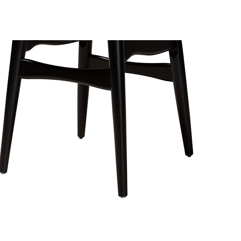 Image 6 Baxton Studio Tarana Black Wood Dining Chairs Set of 2 more views