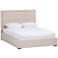 Baxton Studio Taylor Light Beige Fabric Queen Platform Bed