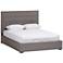 Baxton Studio Taylor Light Gray Fabric Queen Platform Bed