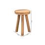 7_Baxton Studio Terah Natural Brown Teak Wood Ottoman Footstool more views