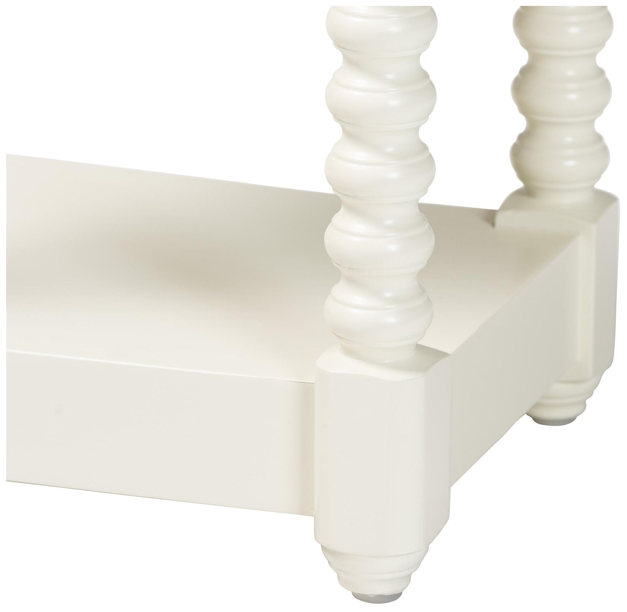 Baxton Studio Terentia Nightstand with 1-Drawer, White