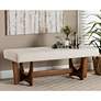 1_Baxton Studio Theo 48 3/4"W Cream Tufted Fabric Accent Bench