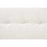 4_Baxton Studio Theo 48 3/4"W Cream Tufted Fabric Accent Bench more views