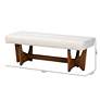 7_Baxton Studio Theo 48 3/4"W Cream Tufted Fabric Accent Bench more views