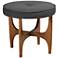 Baxton Studio Theo Dark Gray Ottoman Footstool