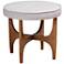 Baxton Studio Theo Greyish Beige Ottoman Footstool