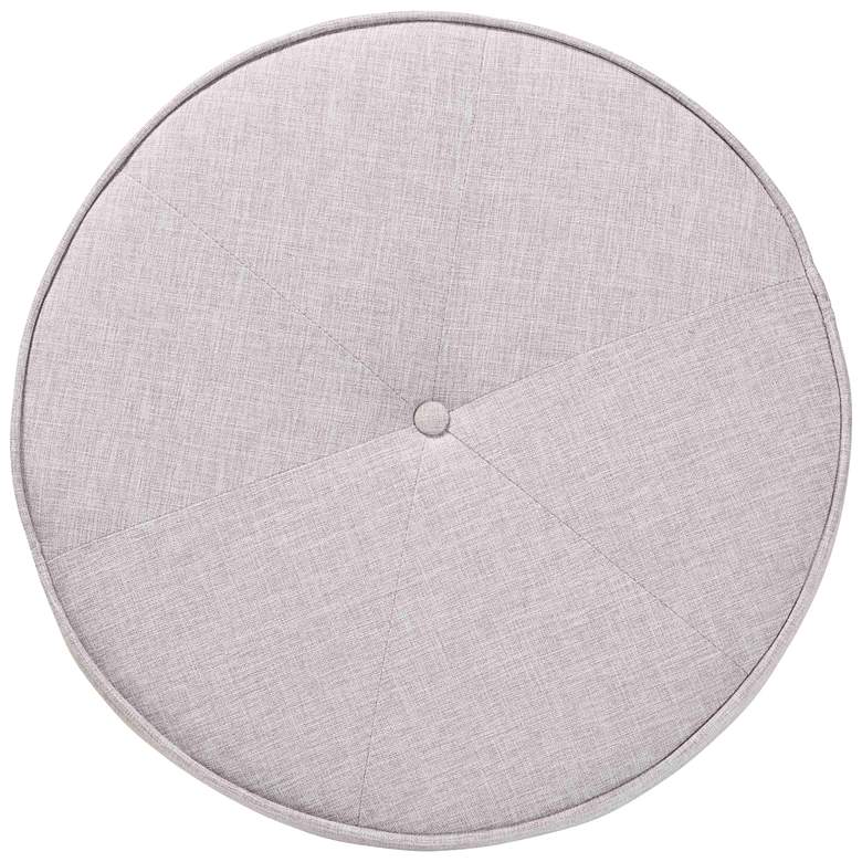 Image 3 Baxton Studio Theo Greyish Beige Ottoman Footstool more views