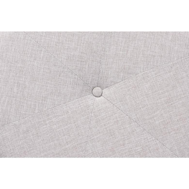 Image 4 Baxton Studio Theo Greyish Beige Ottoman Footstool more views