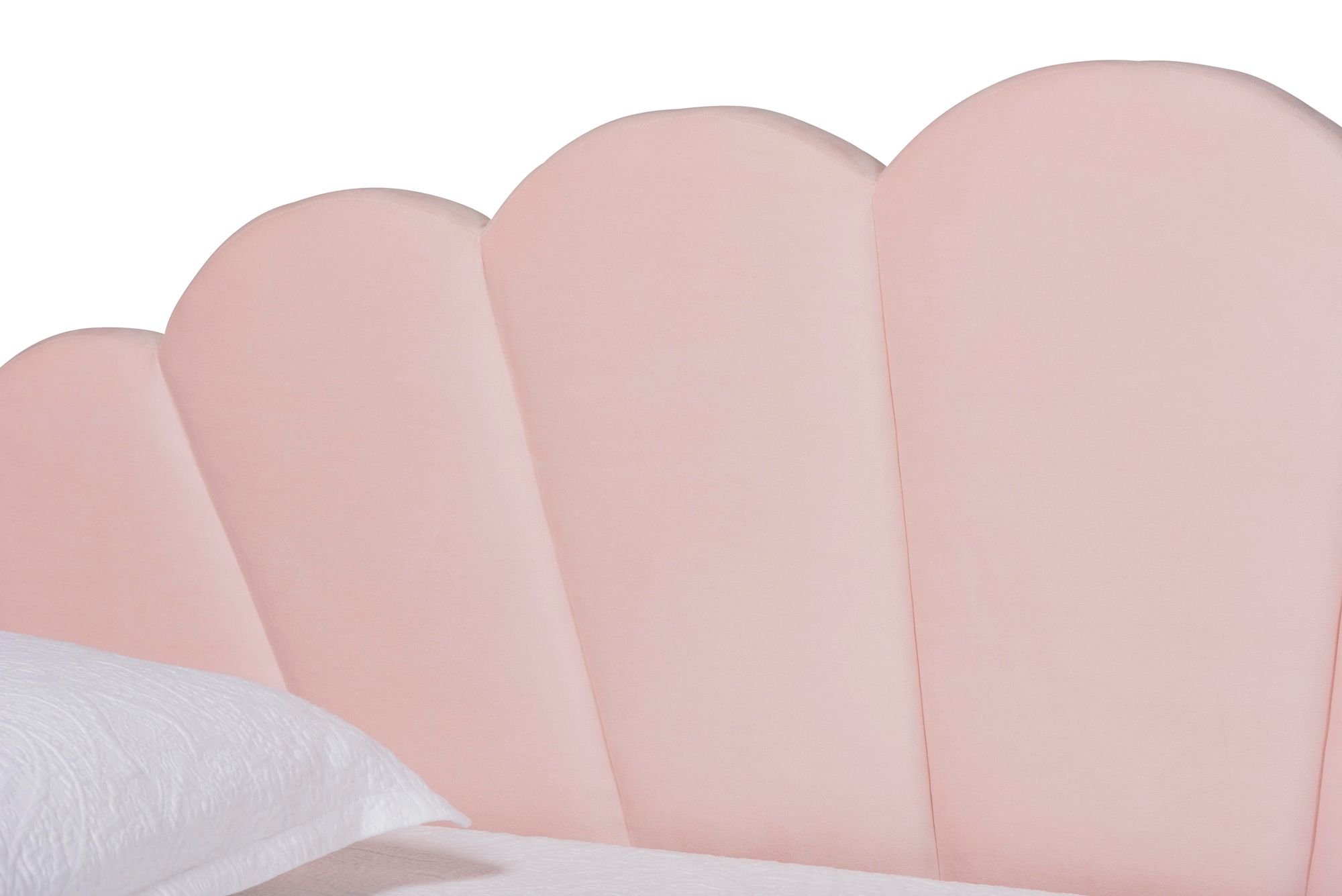 Image 3 Baxton Studio Timila Light Pink Upholstered Full Size Daybed with Trundle more views