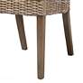 7_Baxton Studio Toby Modern Bohemian Grey Rattan 2-Piece Dining Chair Set more views