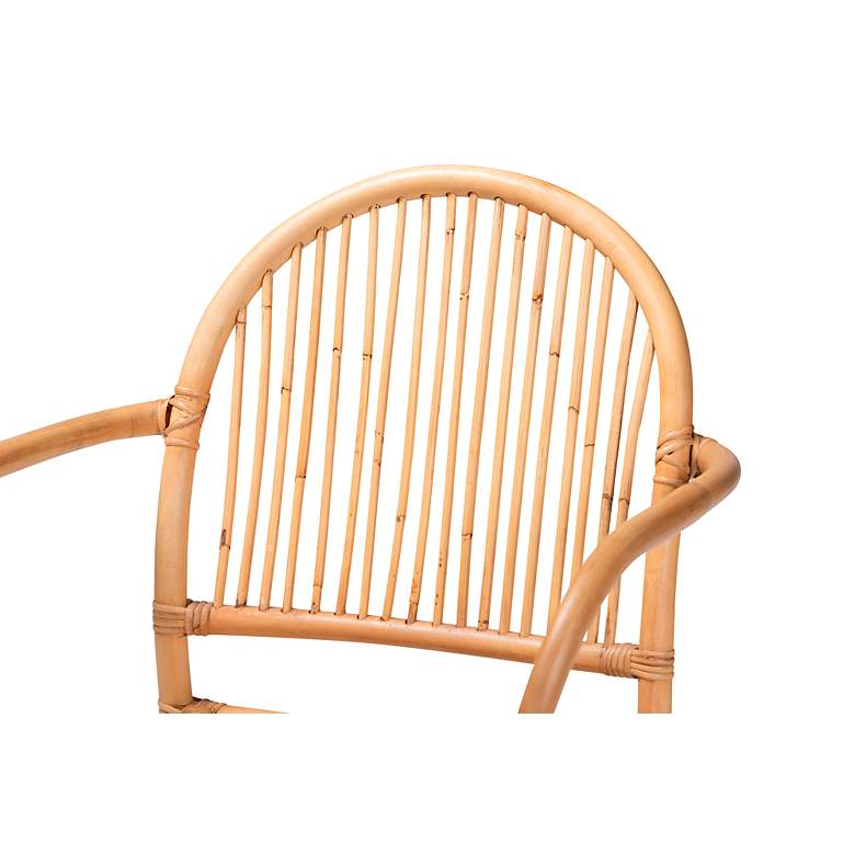 Image 2 Baxton Studio Tugera Natural Brown Dining Chair more views